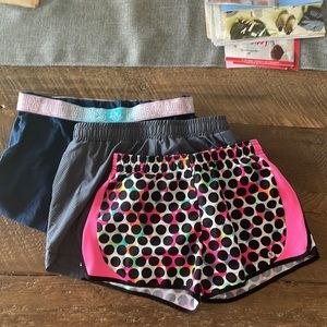 Bundle of 3 girls athletic shorts